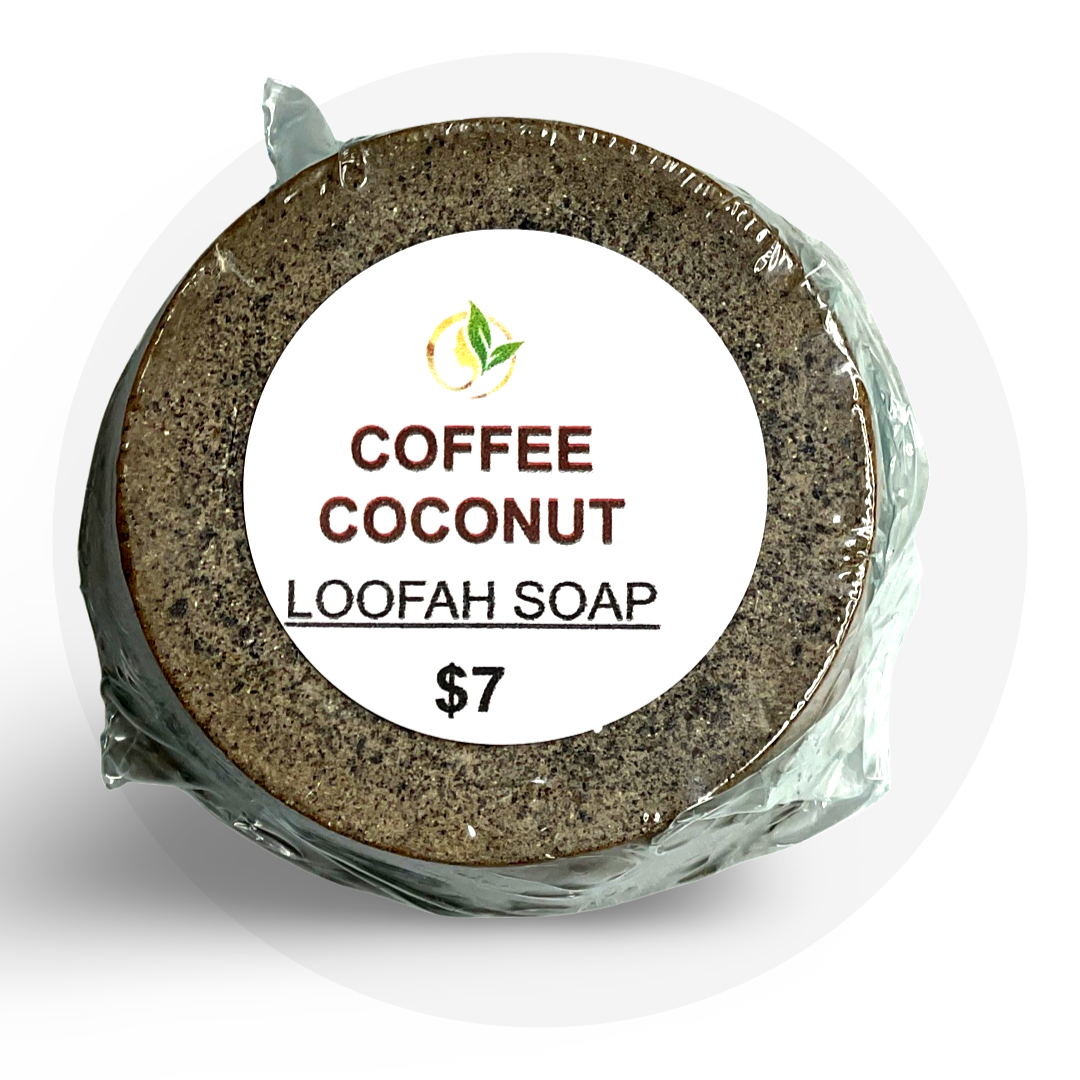 COFFEE COCONUT LOOFAH SOAP