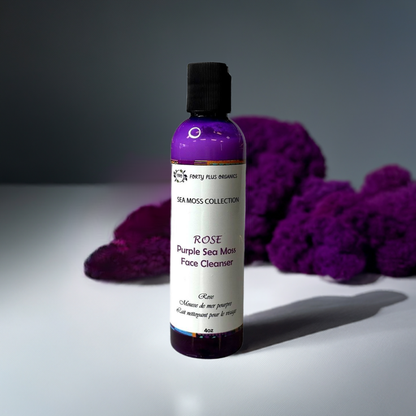 ROSE PURPLE SEA MOSS FACE CLEANSER (4oz)